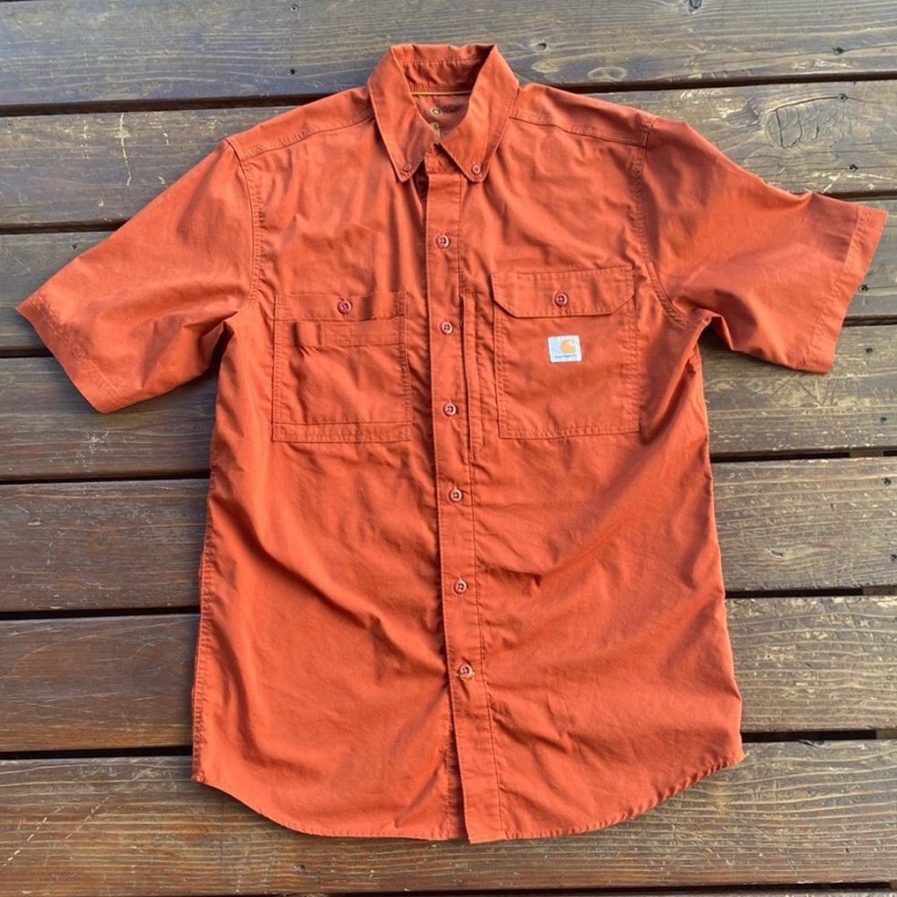 Carhartt force vented fishing shirt button up/size:M